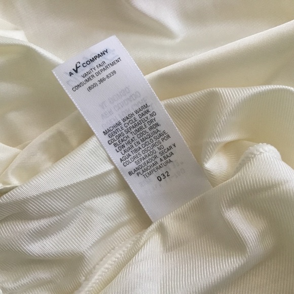 Vintage VANITY FAIR cream lace maxi half slip M - Picture 5 of 5